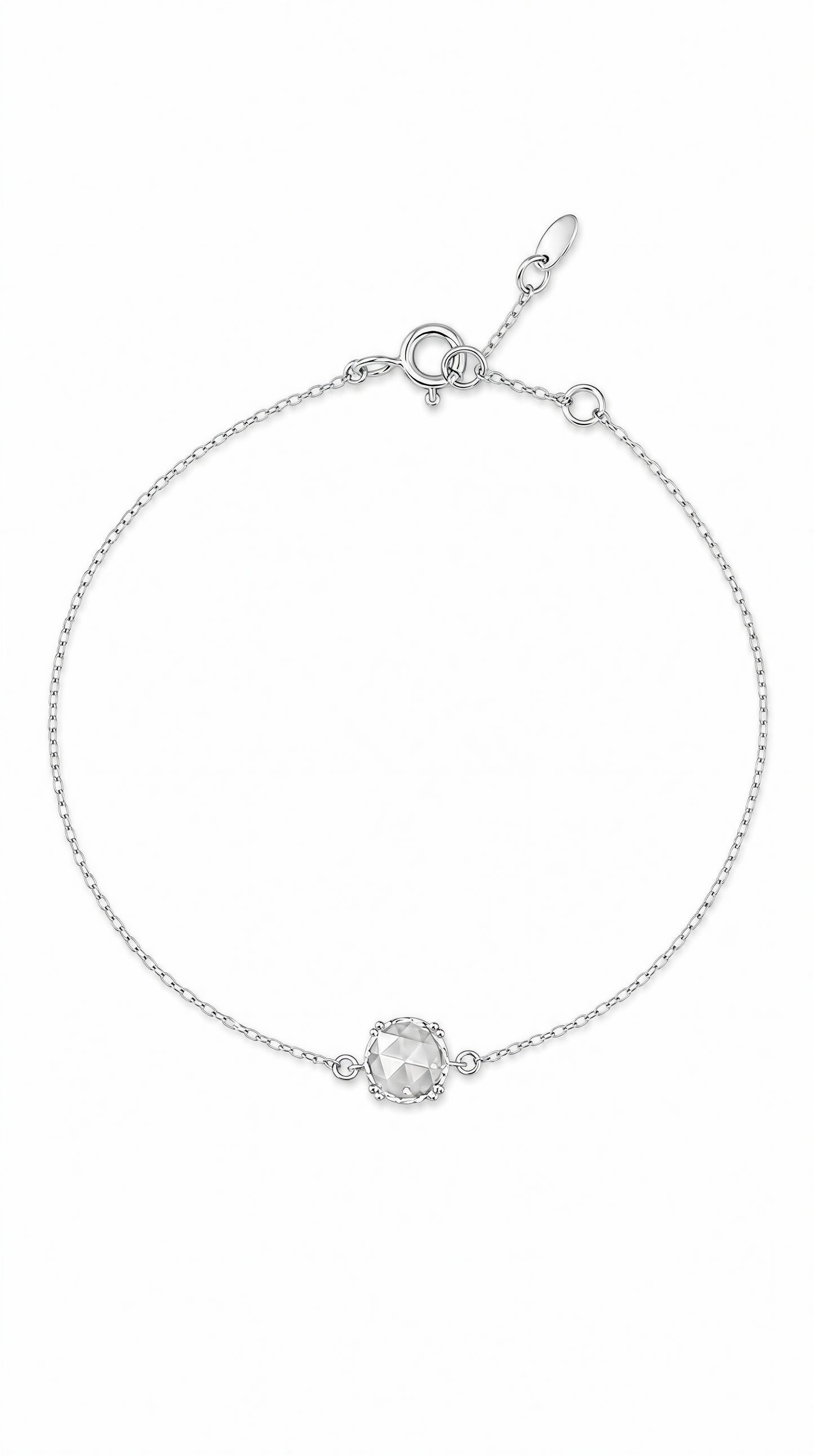 Rosecut Diamond Bracelet-WK4244ID@