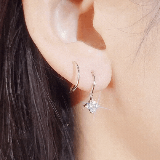 Rotation Diamond Earrings-WK4078