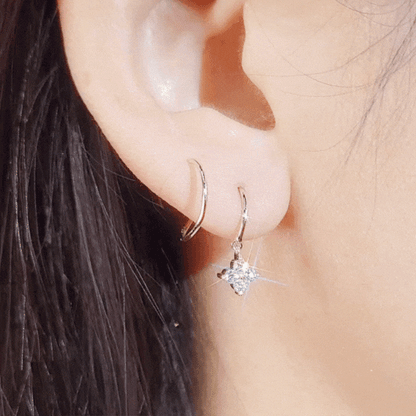 Rotation Diamond Earrings-WK4078
