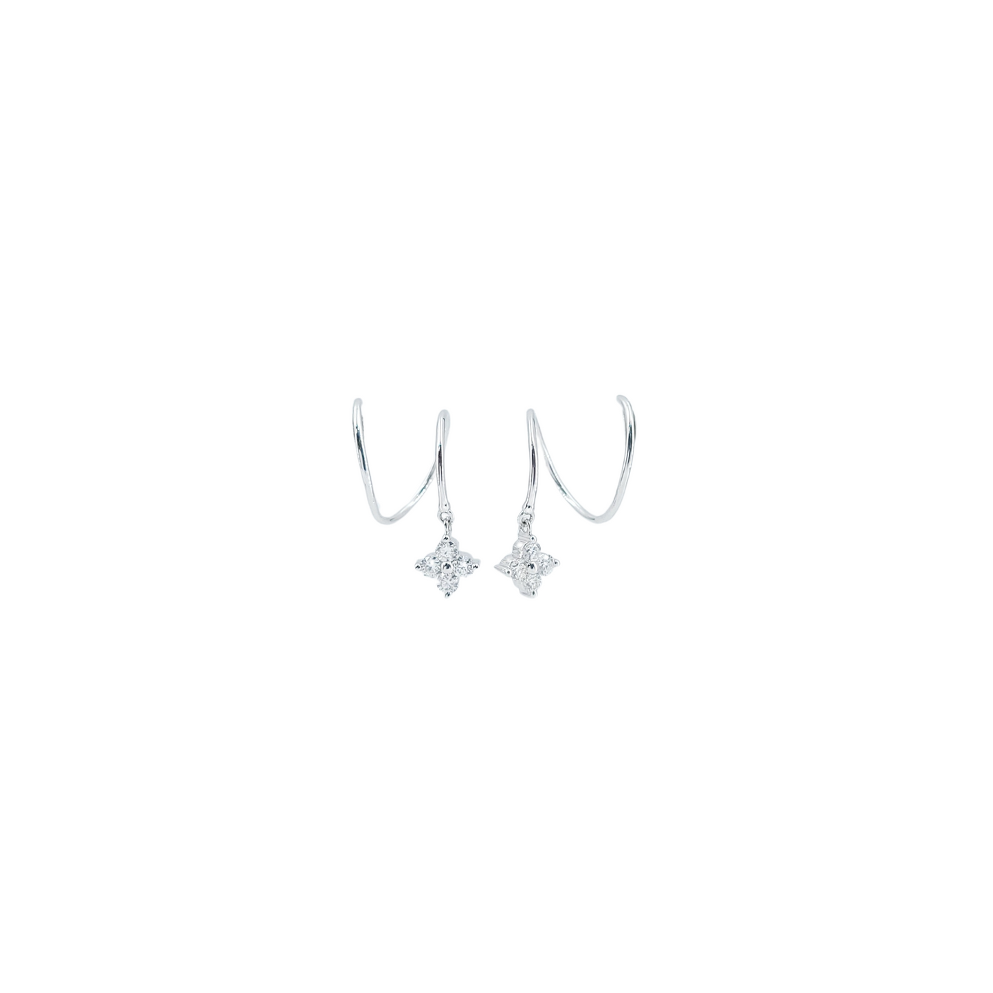 Rotation Diamond Earrings-WK4078