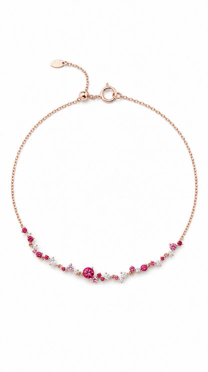 Ruby Diamond Bracelet-WK3626RR