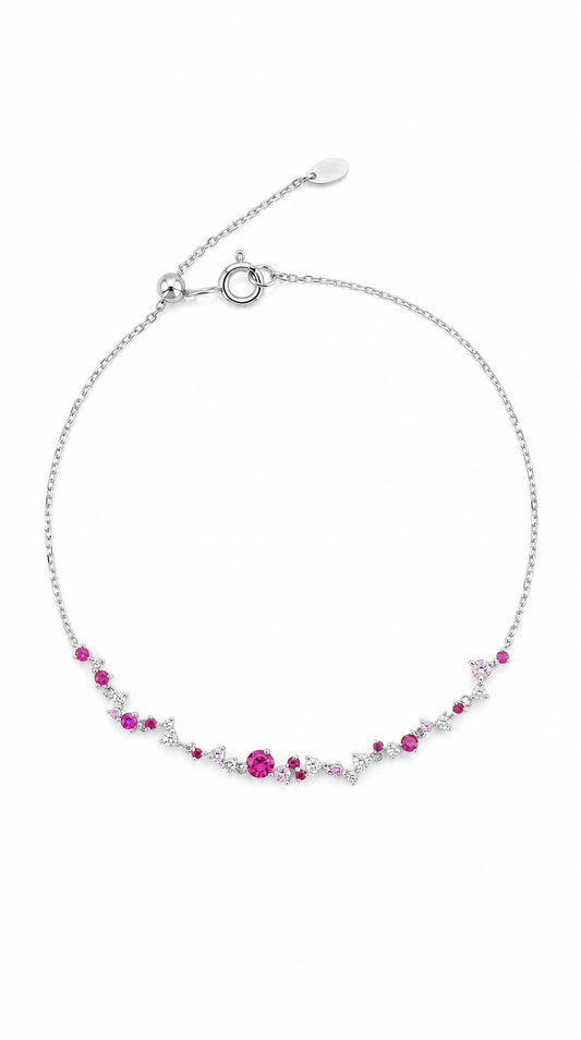 Ruby Diamond Bracelet-WK3626RR