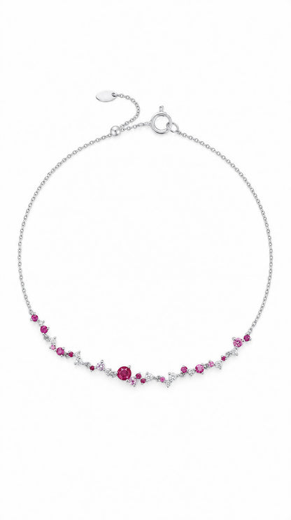 Ruby Diamond Bracelet-WK3626RR