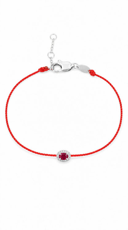 Ruby Diamond Bracelet-WKH4085@