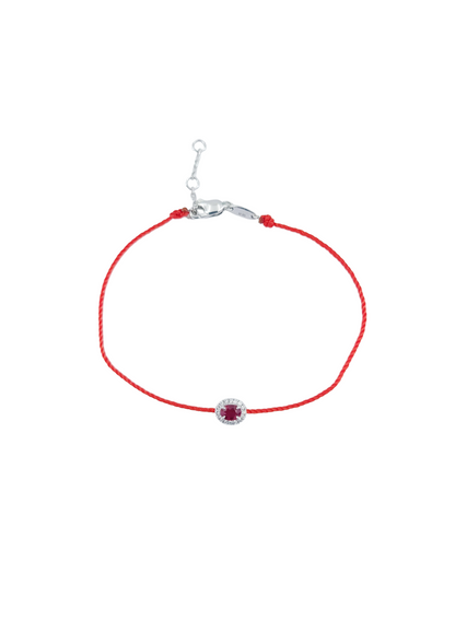 Ruby Diamond Bracelet-WKH4085@