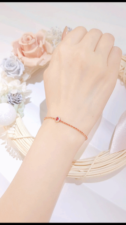Ruby Diamond Charm-WK4085@