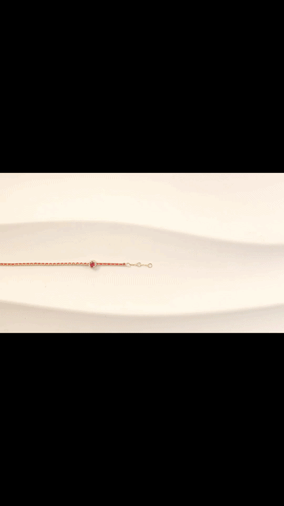 Ruby Diamond Charm-WK4085@