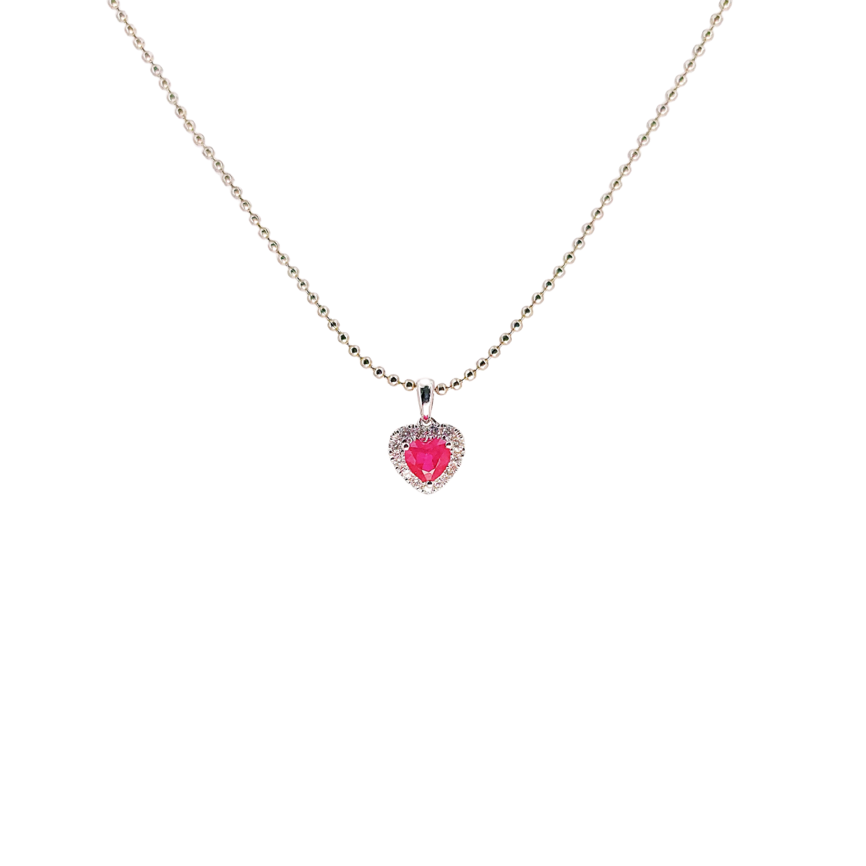 Ruby Diamond Pendant