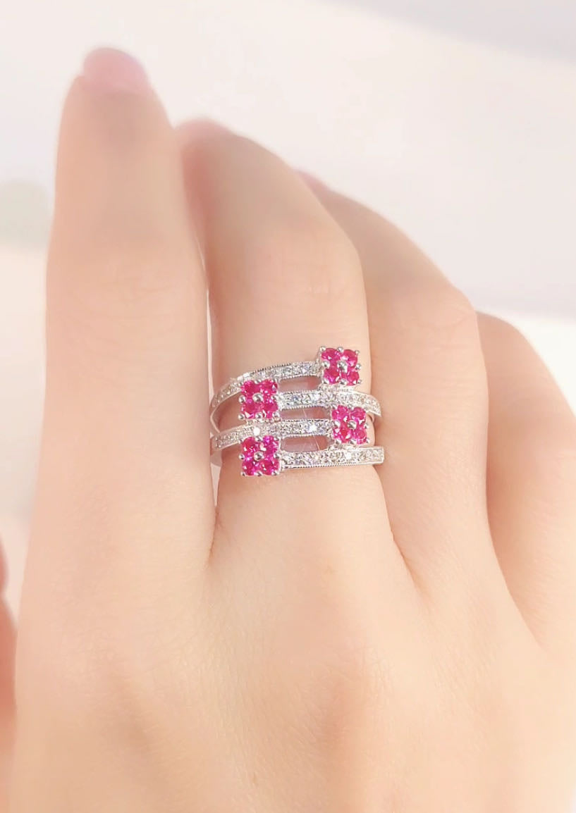 Ruby Diamond Ring-BFO00001661