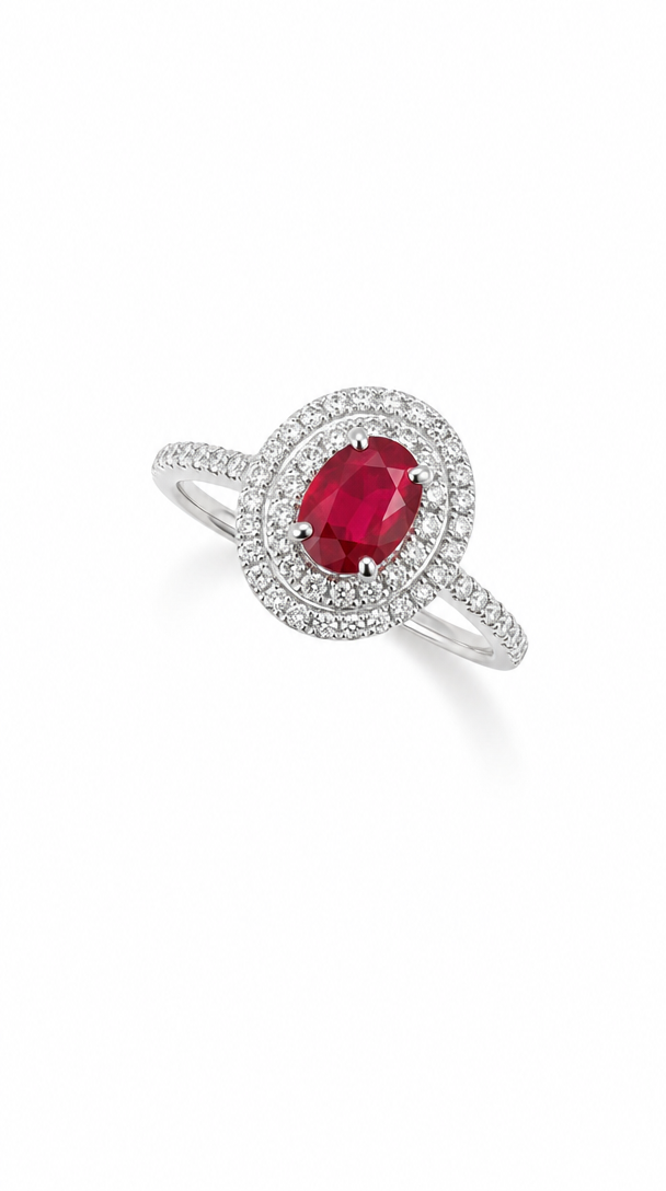 Ruby and Diamond Ring-WK3771