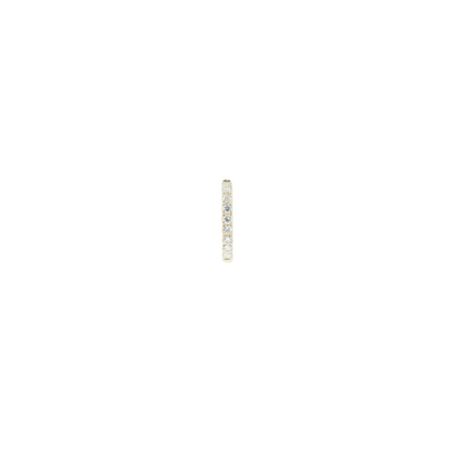 Small Hoop Diamond Earrings (one piece)-WK3785