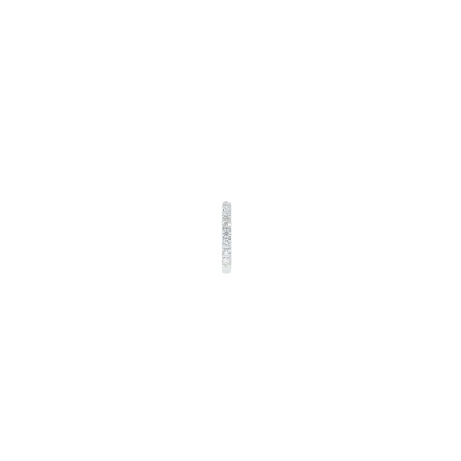 Small Hoop Diamond Earrings (one piece)-WK3787