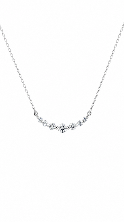 Smile Diamond Necklace-WK4229@