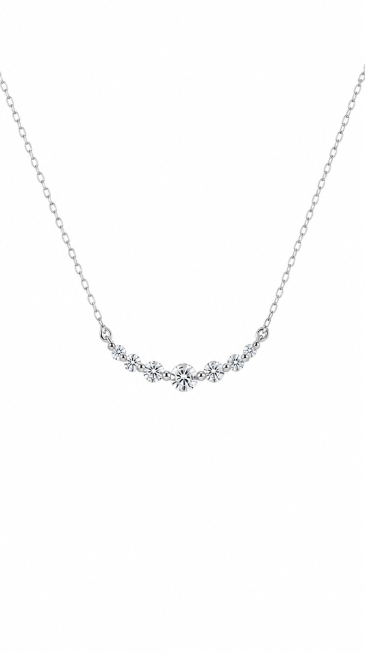 Smile Diamond Necklace-WK4229@
