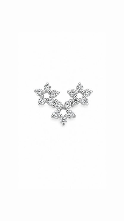 Star Diamond Earring (one piece)-WK4228@
