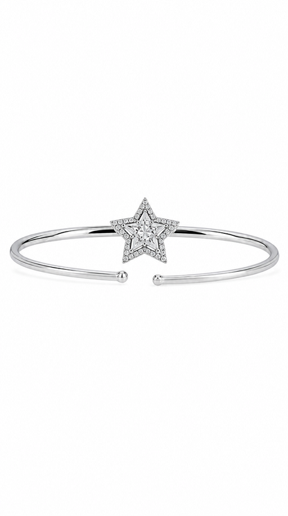 Starry Night Diamond Bangle-WK3726