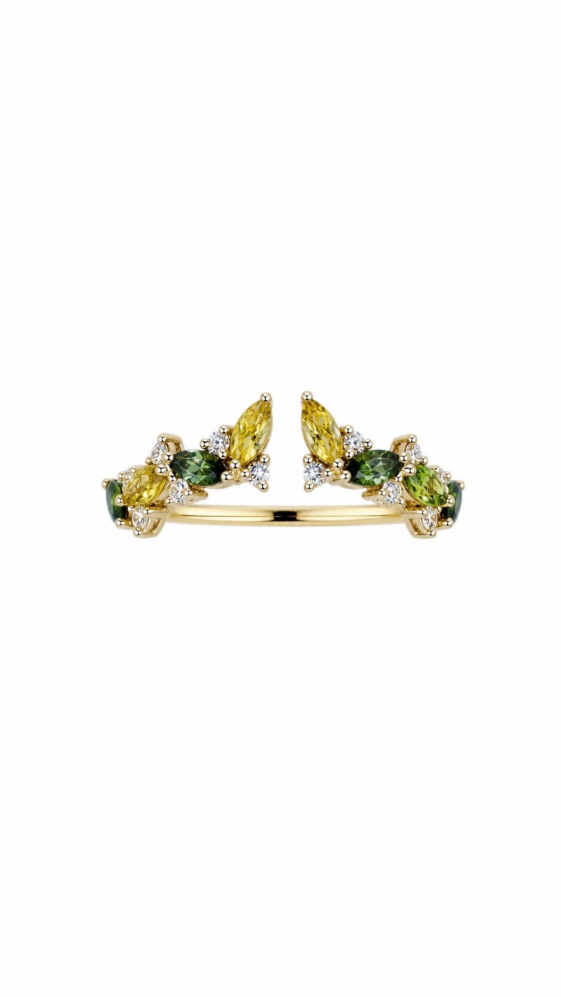 Tourmaline and Diamond Ring-WK4283B@