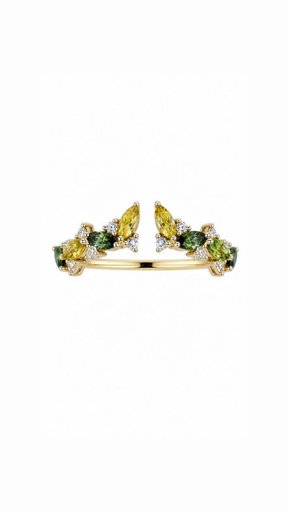 Tourmaline and Diamond Ring-WK4283B@