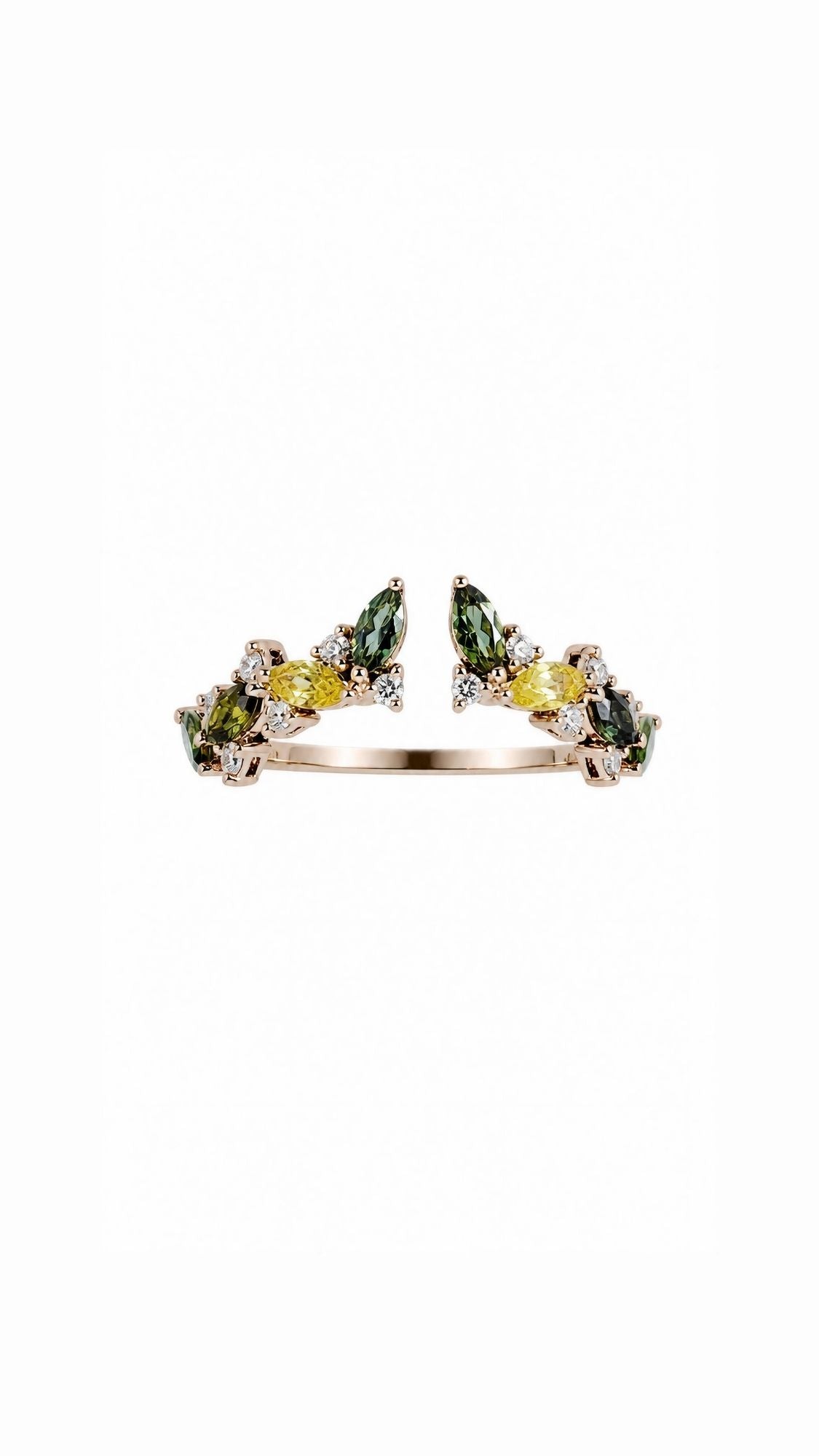 Tourmaline and Diamond Ring-WK4283B@