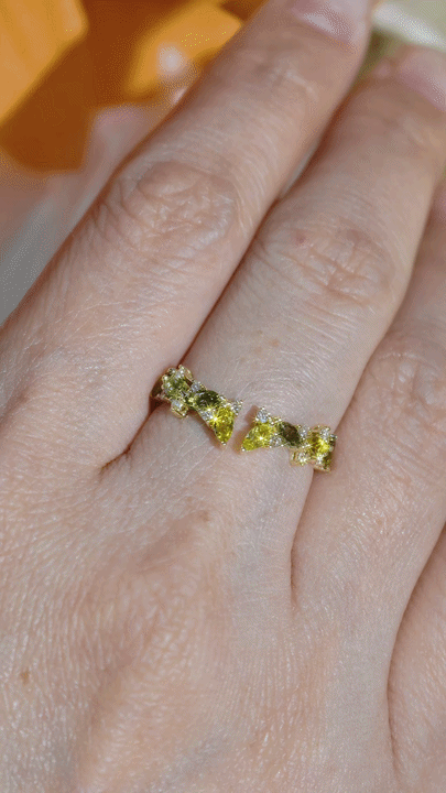 Tourmaline and Diamond Ring-WK4283B@