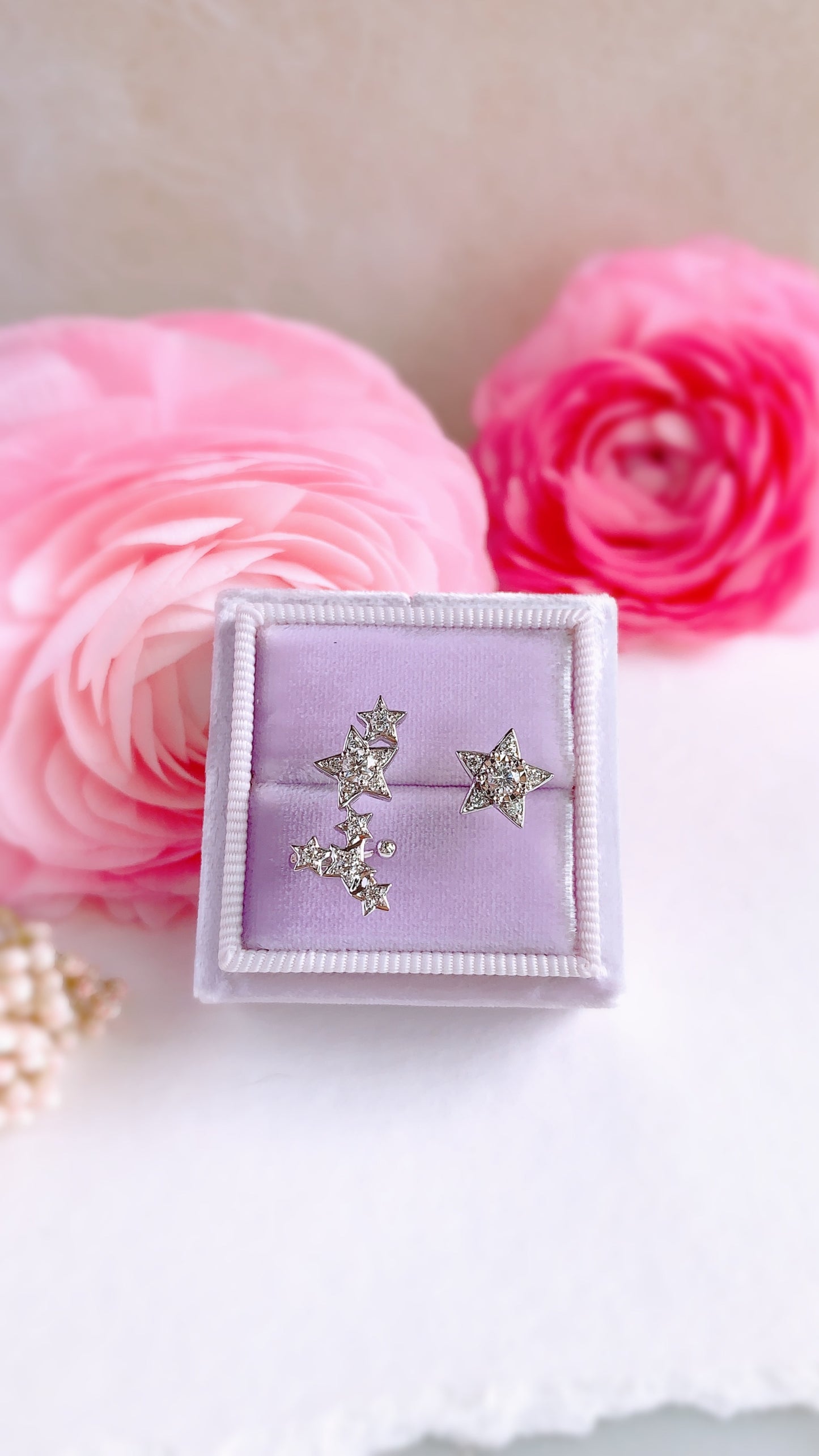 Diamond Star Earring-WK3547