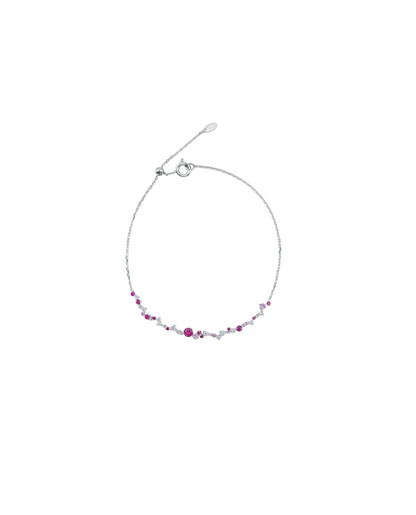 Ruby Diamond Bracelet-WK3626RR