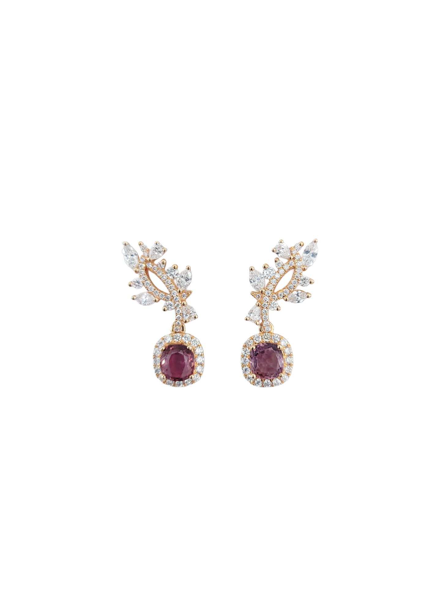 3 Ways Sapphire and Diamond Earrings-WK3717