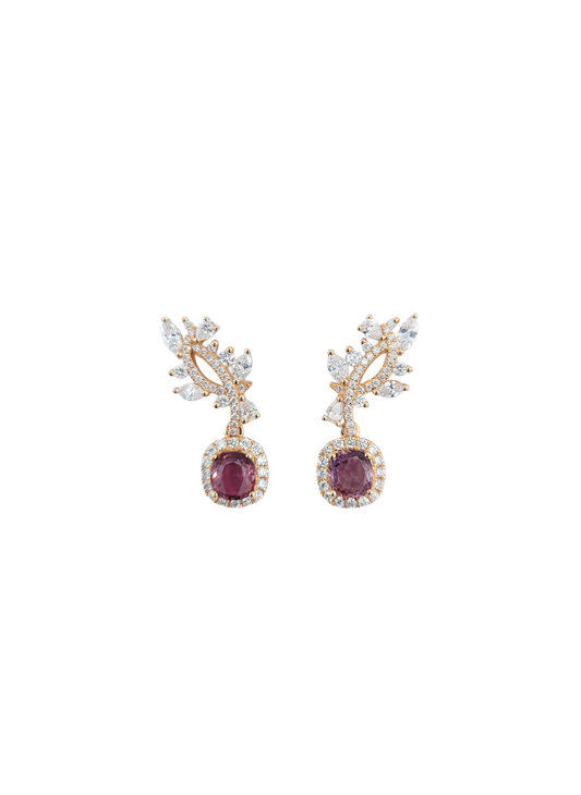 3 Ways Sapphire and Diamond Earrings-WK3717