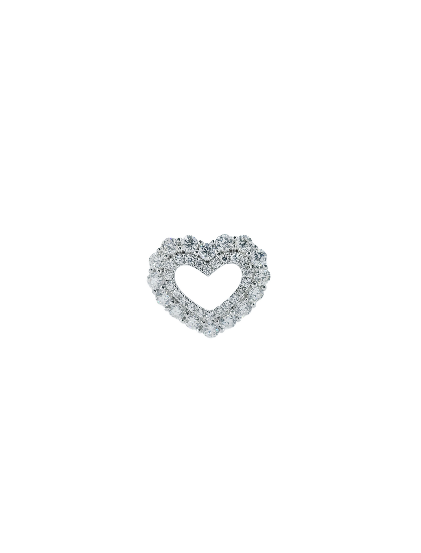 Diamond Heart Pendant-WK3856D