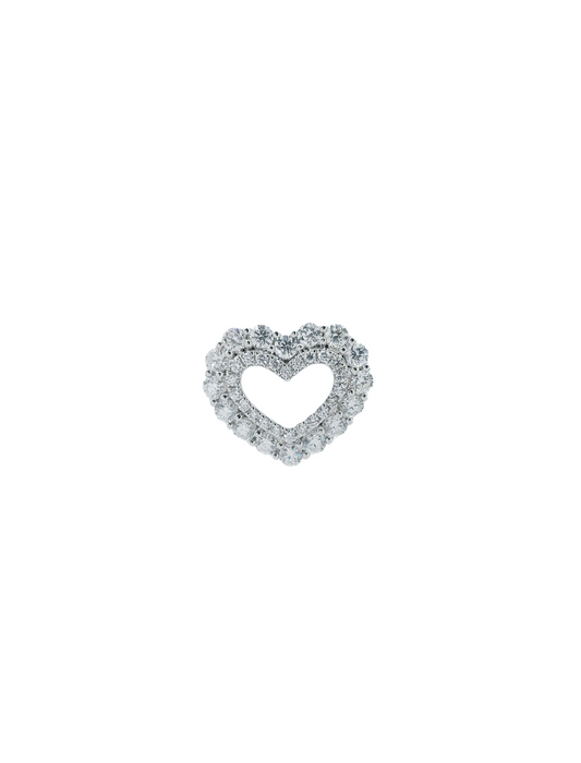 Diamond Heart Pendant-WK3856D