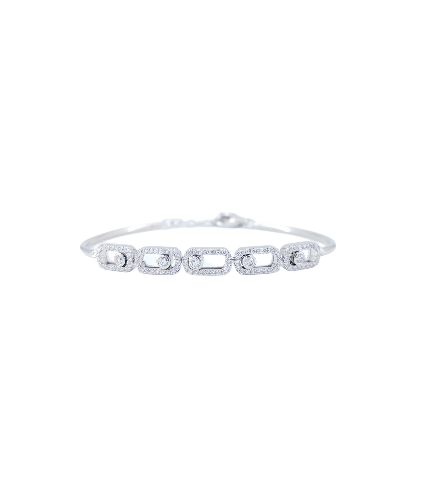 Scroll Diamond Bracelet-WK4122