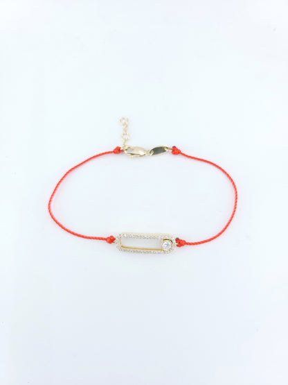 Lucke Rope Scroll Diamond Bracelet-WK4124@