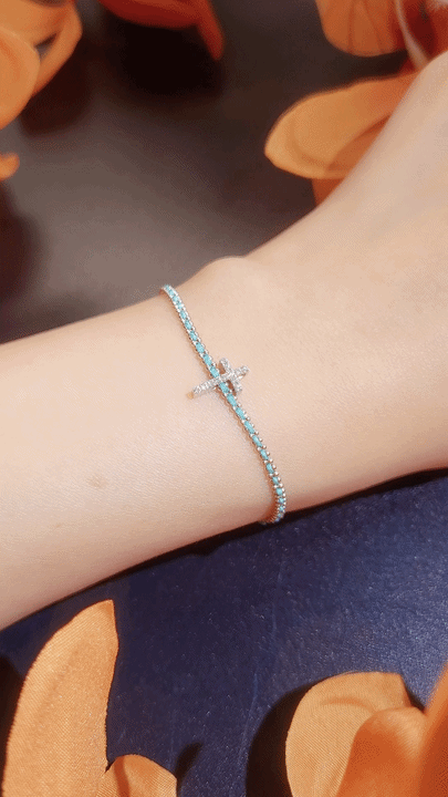 Cross  Diamond Charm-WK4131@