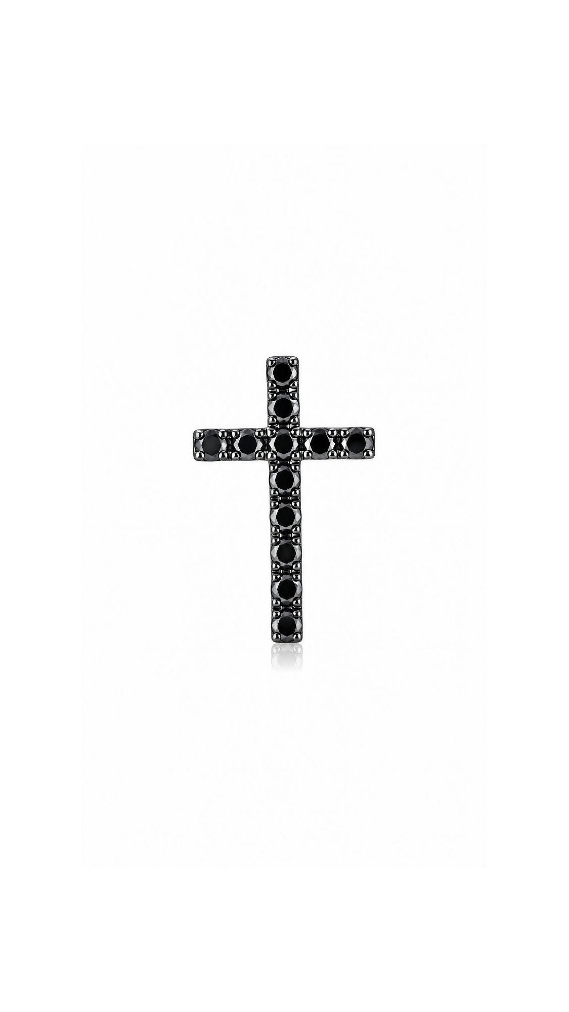 Cross Black Diamond Charm-WK4131RF@