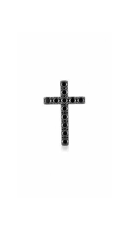 Cross Black Diamond Charm-WK4131RF@