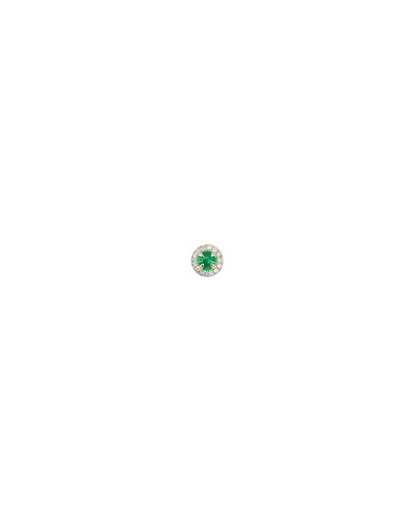 Emerald Diamond Charm-WK4152@