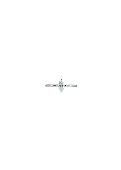 GIA 0.32CT Marquise Diamond Ring-WK4171