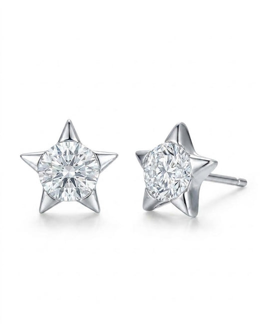Star Diamond Earring (one piece)-WK4176@