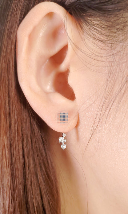Dangle Diamond Earring Backing-WK4189@