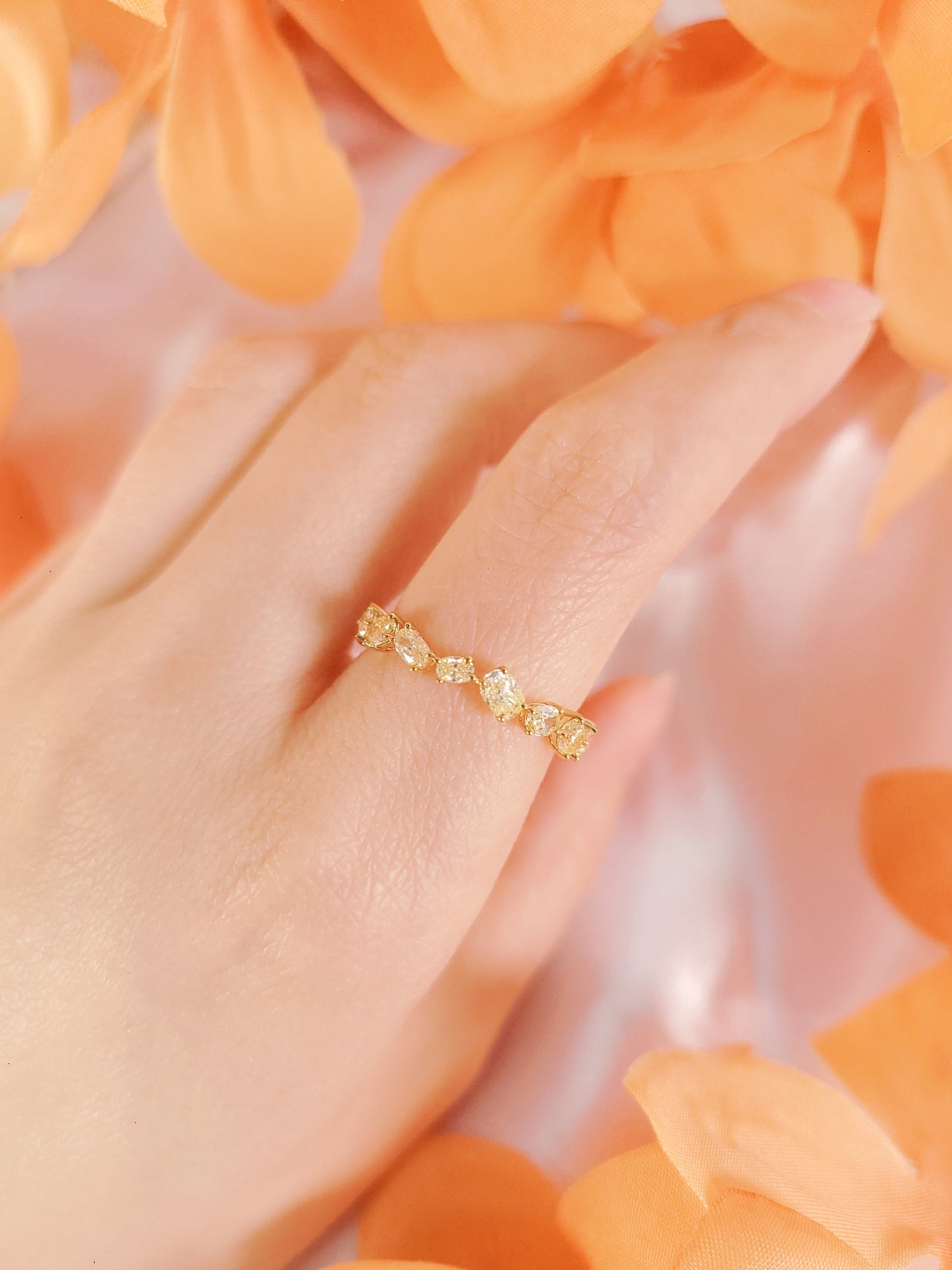 Yellow Diamond Ring-WK4195