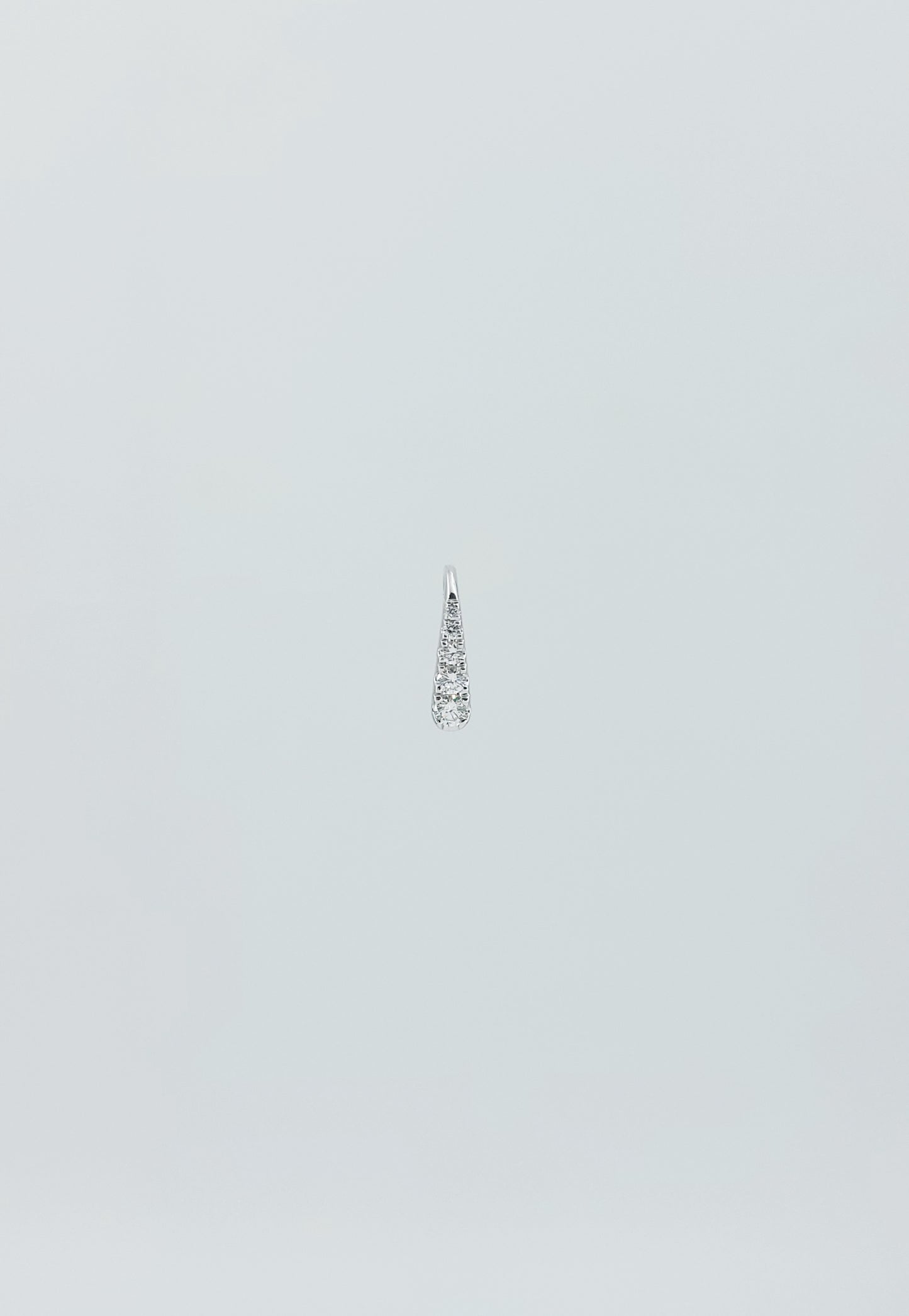 Diamond Earring (one piece)-WK4196@