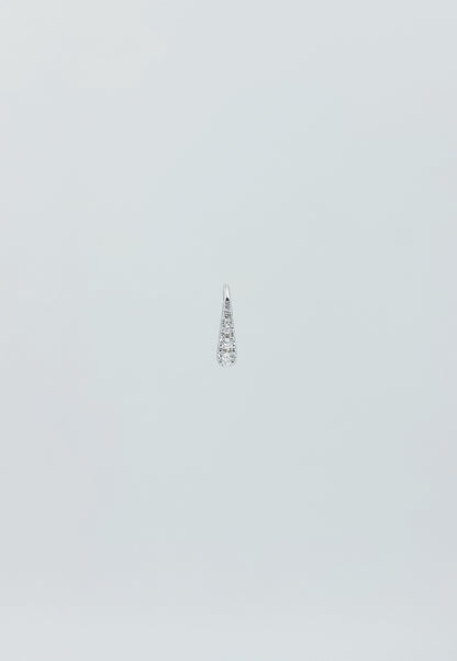 Diamond Earring (one piece)-WK4196@