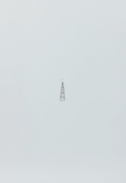 Diamond Earring (one piece)-WK4196@