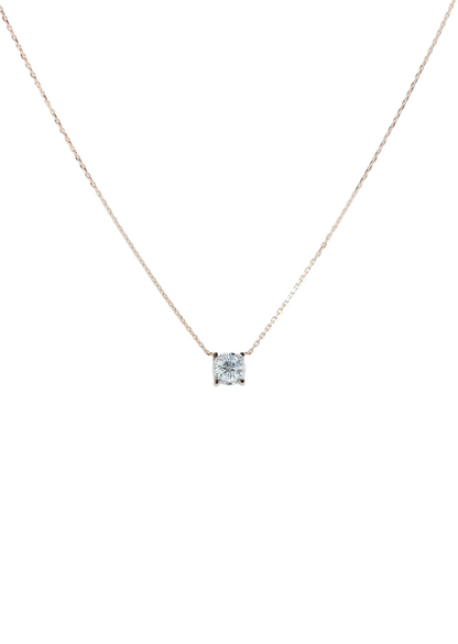 GIA 0.44CT Diamond Necklace-WK4204
