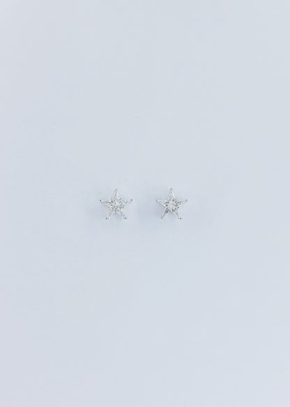 Diamond Starry Earrings-WK4217
