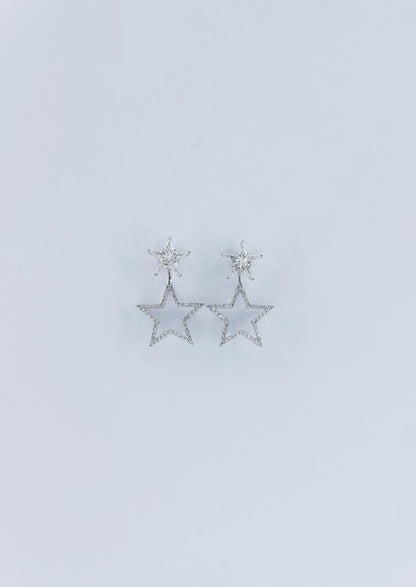 Diamond Starry Earrings-WK4217
