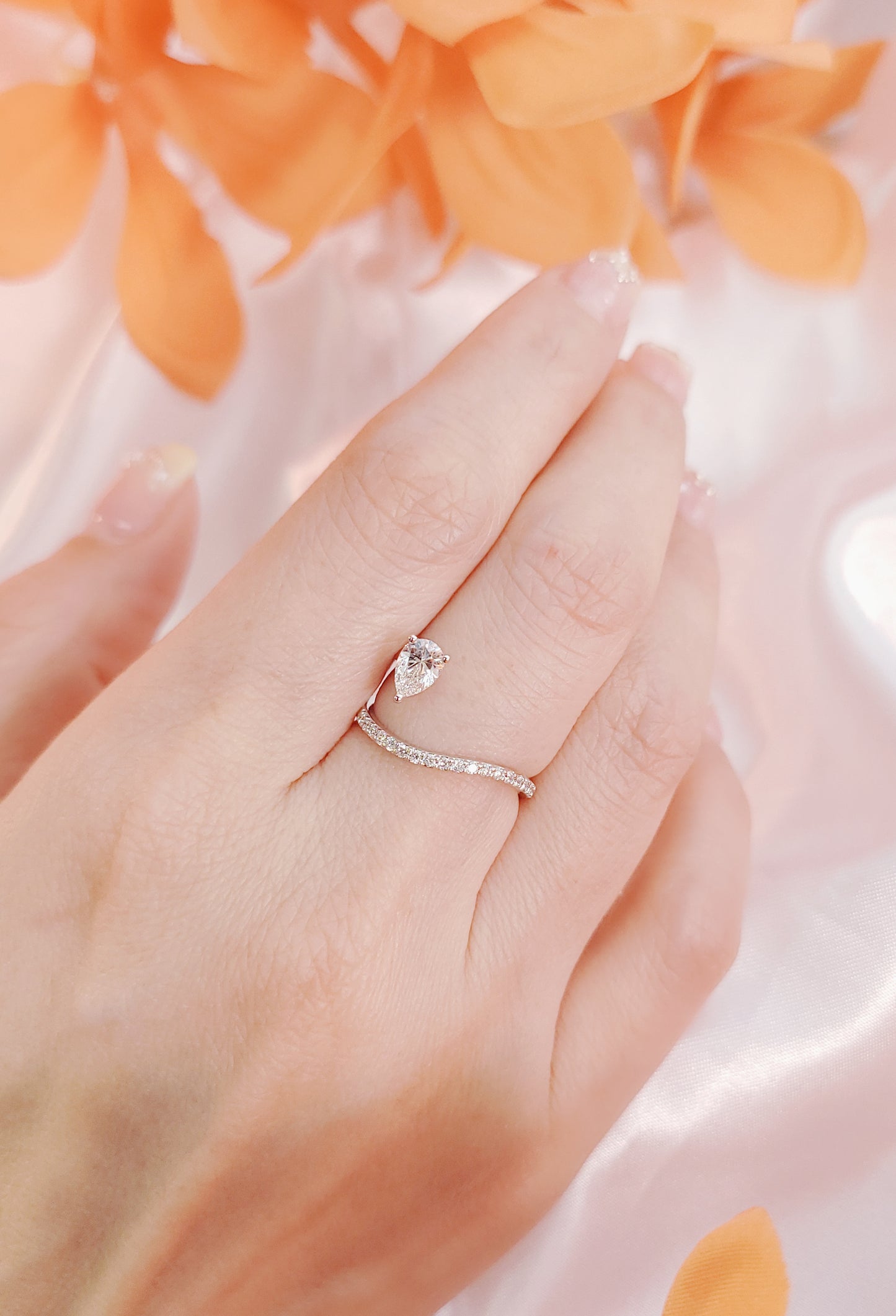 GIA 0.42CT Diamond Ring-WK4220