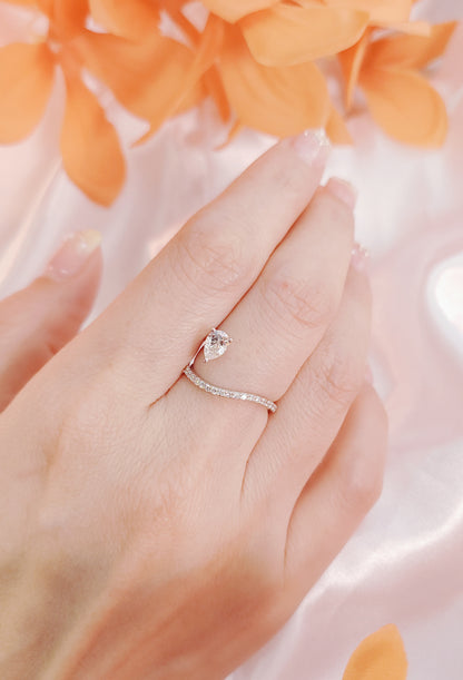 GIA 0.42CT Diamond Ring-WK4220