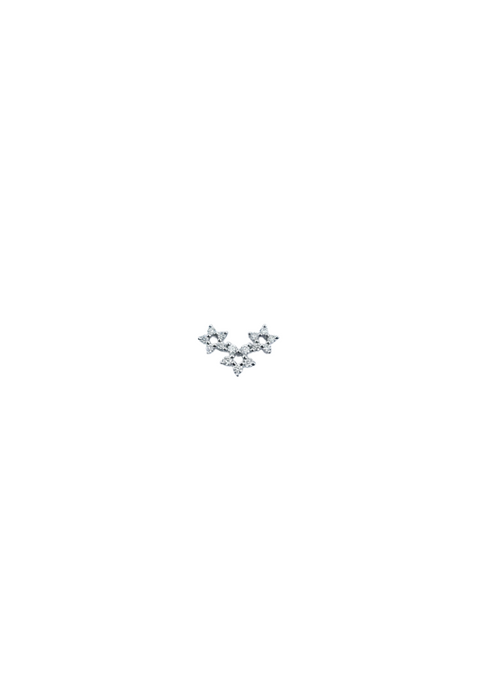 Star Diamond Earring (one piece)-WK4228@