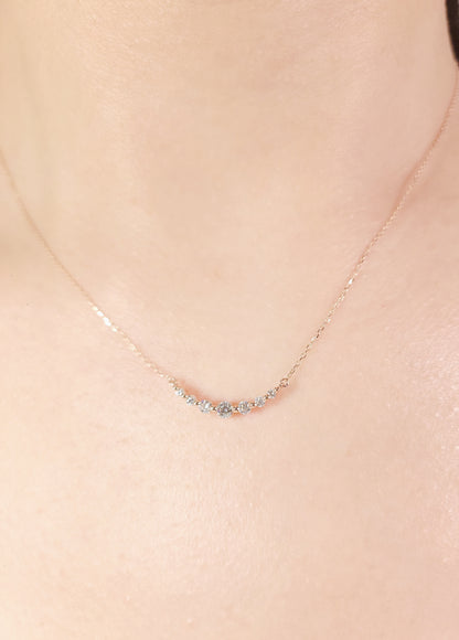 Smile Diamond Necklace-WK4229@